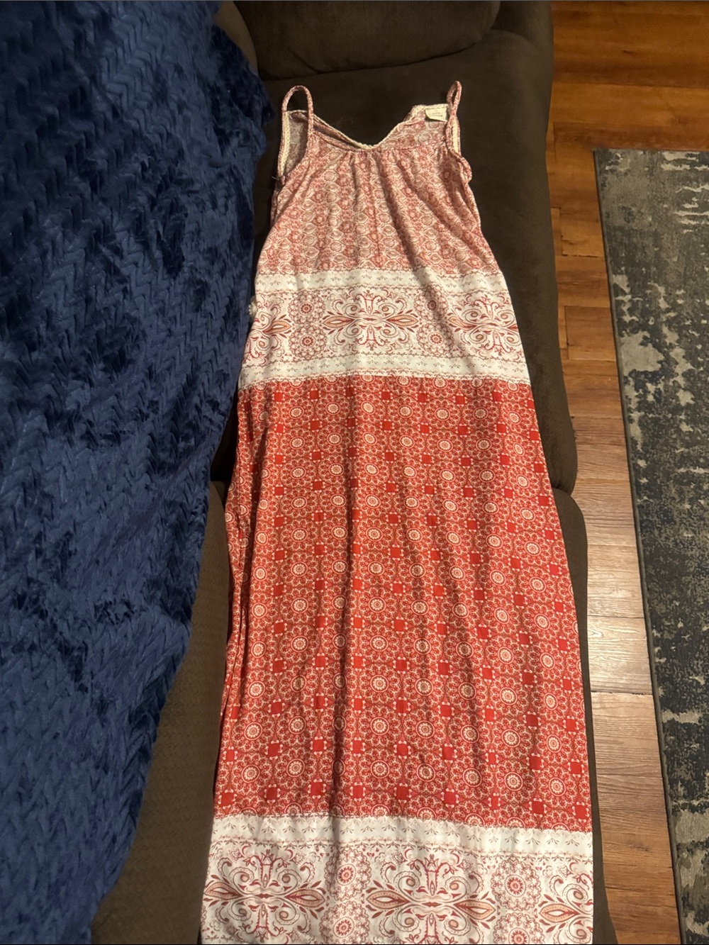 Knox Rose Orange and White Dress